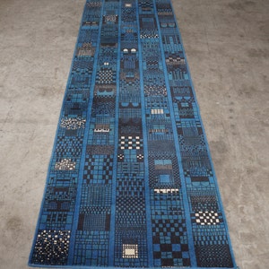 Carpet Carpet Rug Runner 60s Prof. Margret Hildebrand 50s Anchor