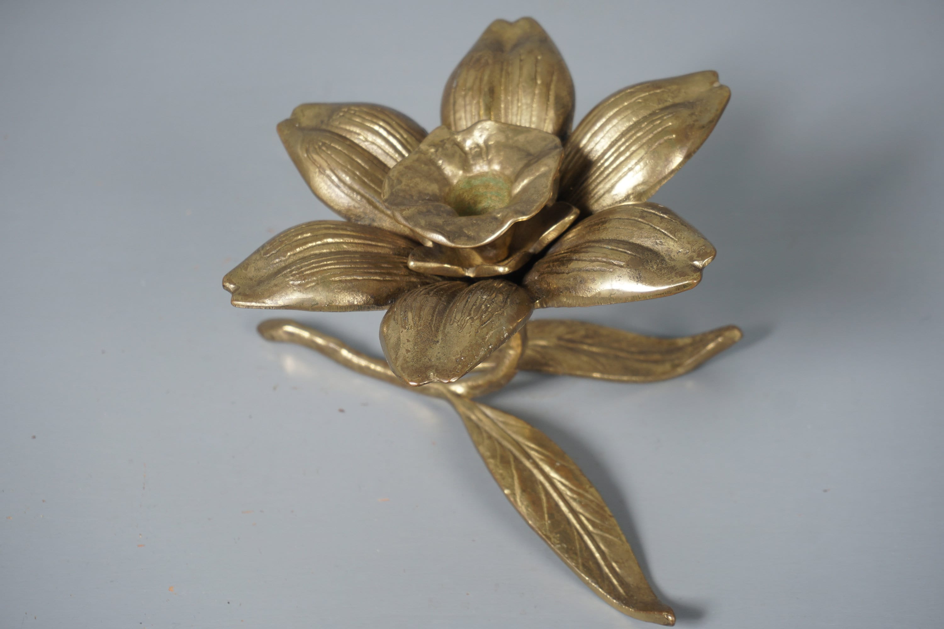 Vintage Candlestick Candlestick Brass 60s 70s Mid Century