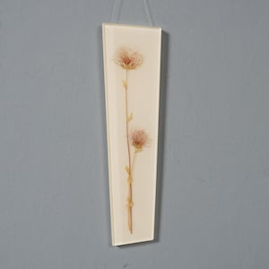 Vintage 60s 70s Resin Art Cast Flower Mid Century