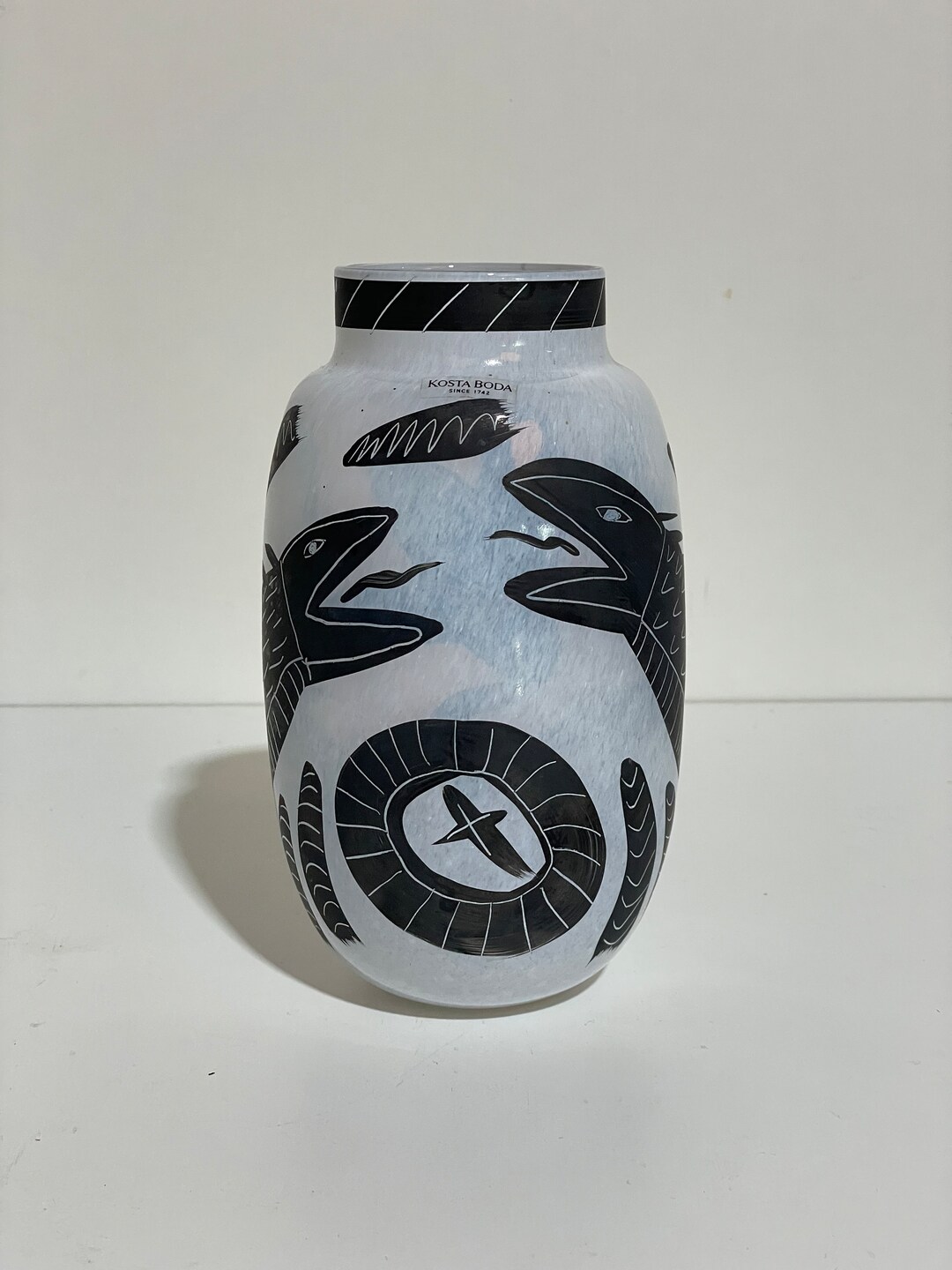 Vintage KOSTA BODA Vase Ulrica Hydmanvallien 70s 70s 80s 80s Etsy