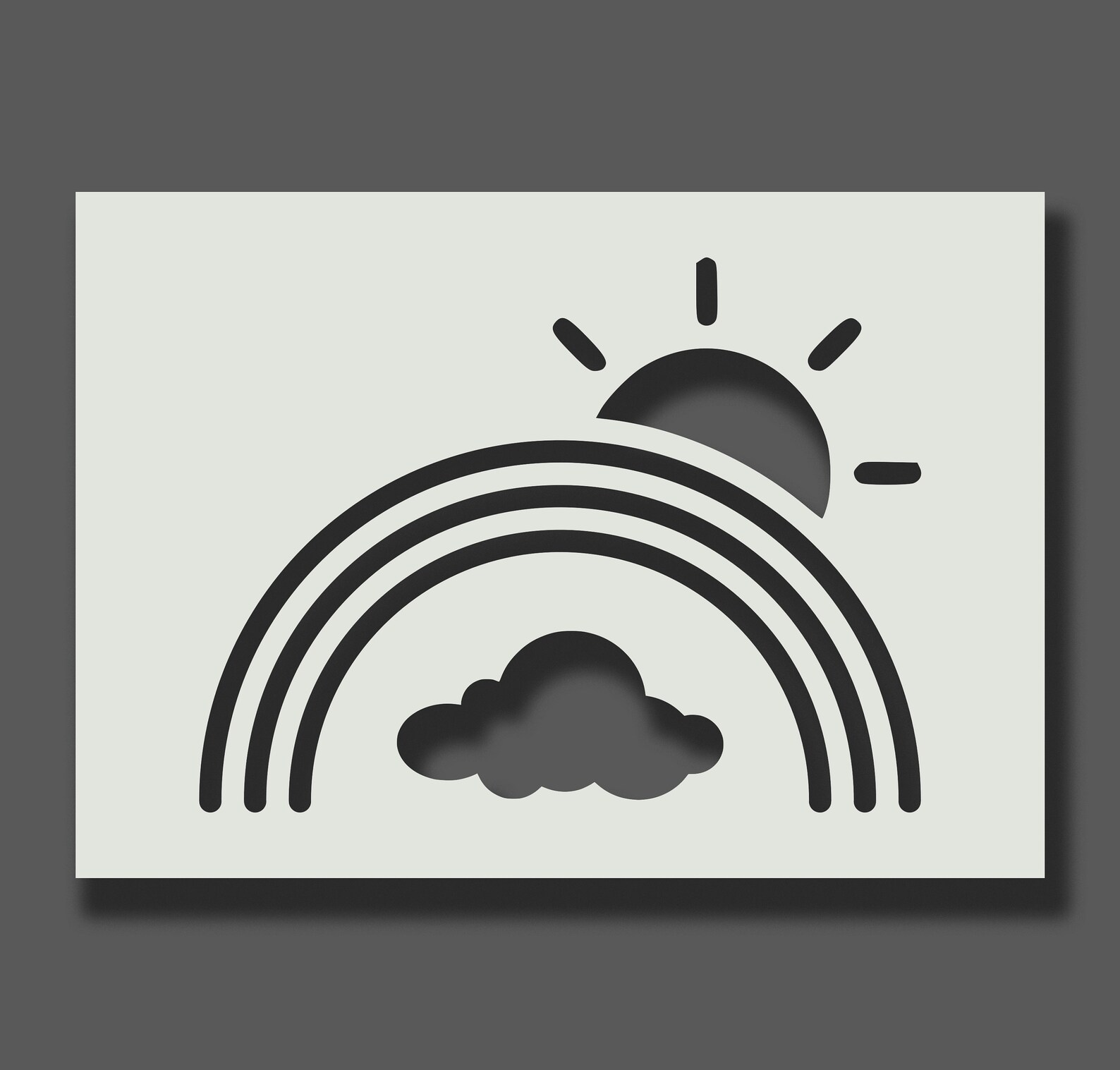 Rainbow Stencils Reusable Stencils Wall Art Home Décor Etsy