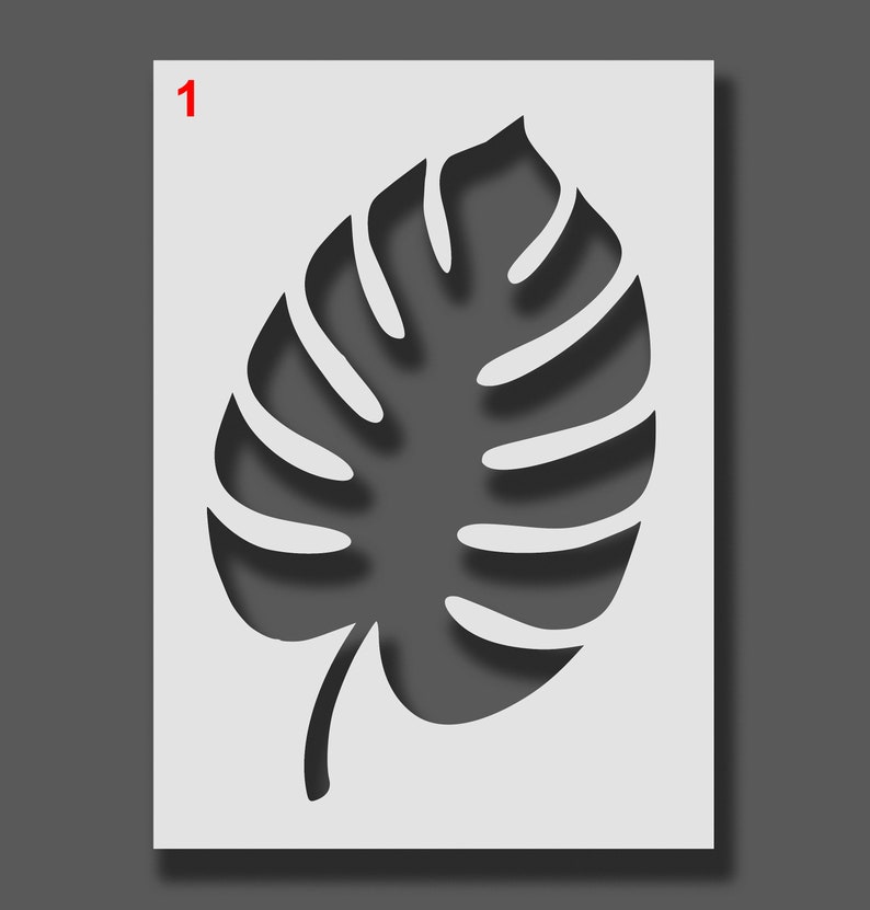 Leaf Stencils Reusable Stencils for Wall Art Home Décor Etsy