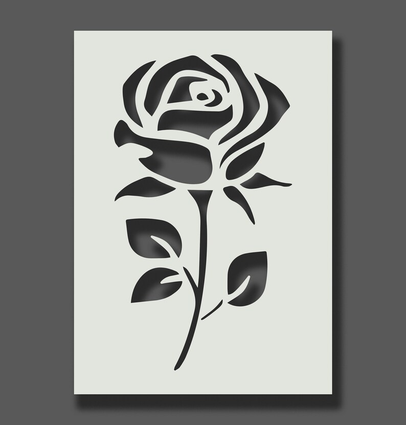 Rose Stencils Reusable Stencils for Wall Art Home Décor Etsy UK