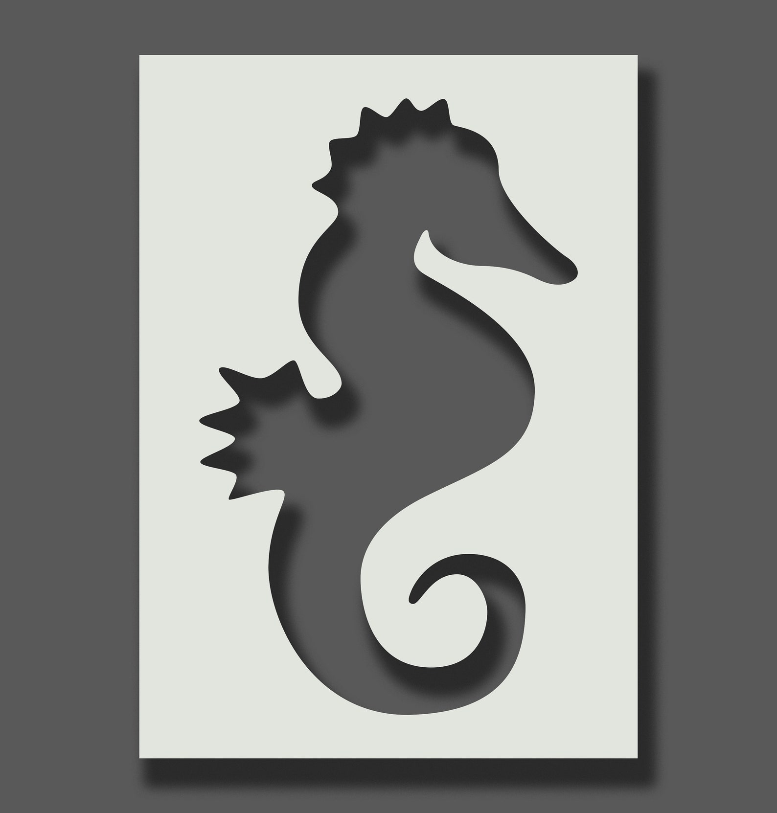 Seahorse Stencils Reusable Stencils Wall Art Home Décor Etsy
