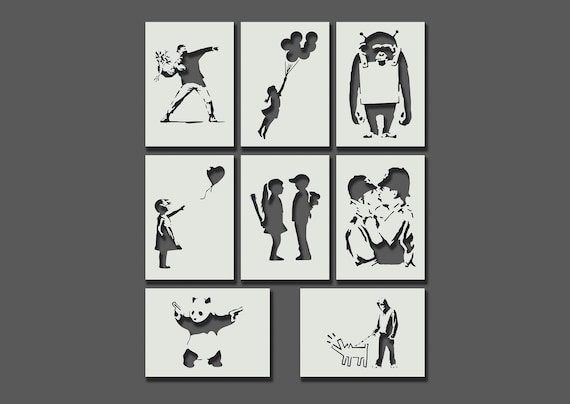 Banksy Stencils Printable