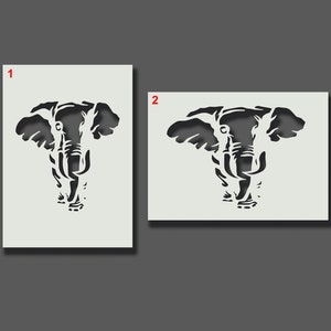 Elephant Stencils - Reusable Stencils for Wall Art, Home Décor, Painting, Art & Craft, Size options - A5, A4, A3, A2