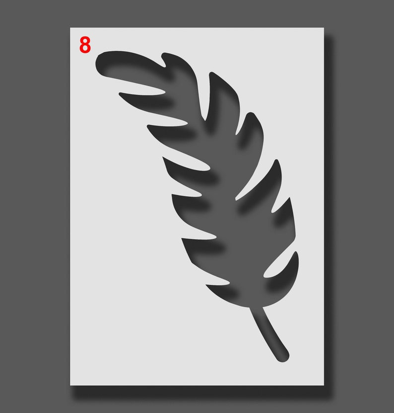 Leaf Stencils Reusable Stencils for Wall Art Home Décor Etsy