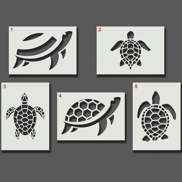 Turtle Sea Shell Wall Art Etsy