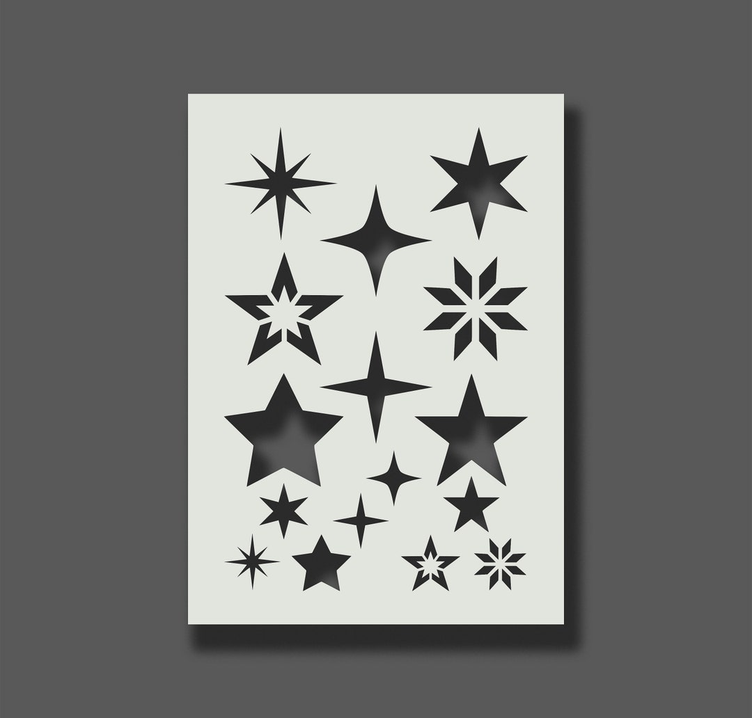 Stars Stencil  EE Schenck Company