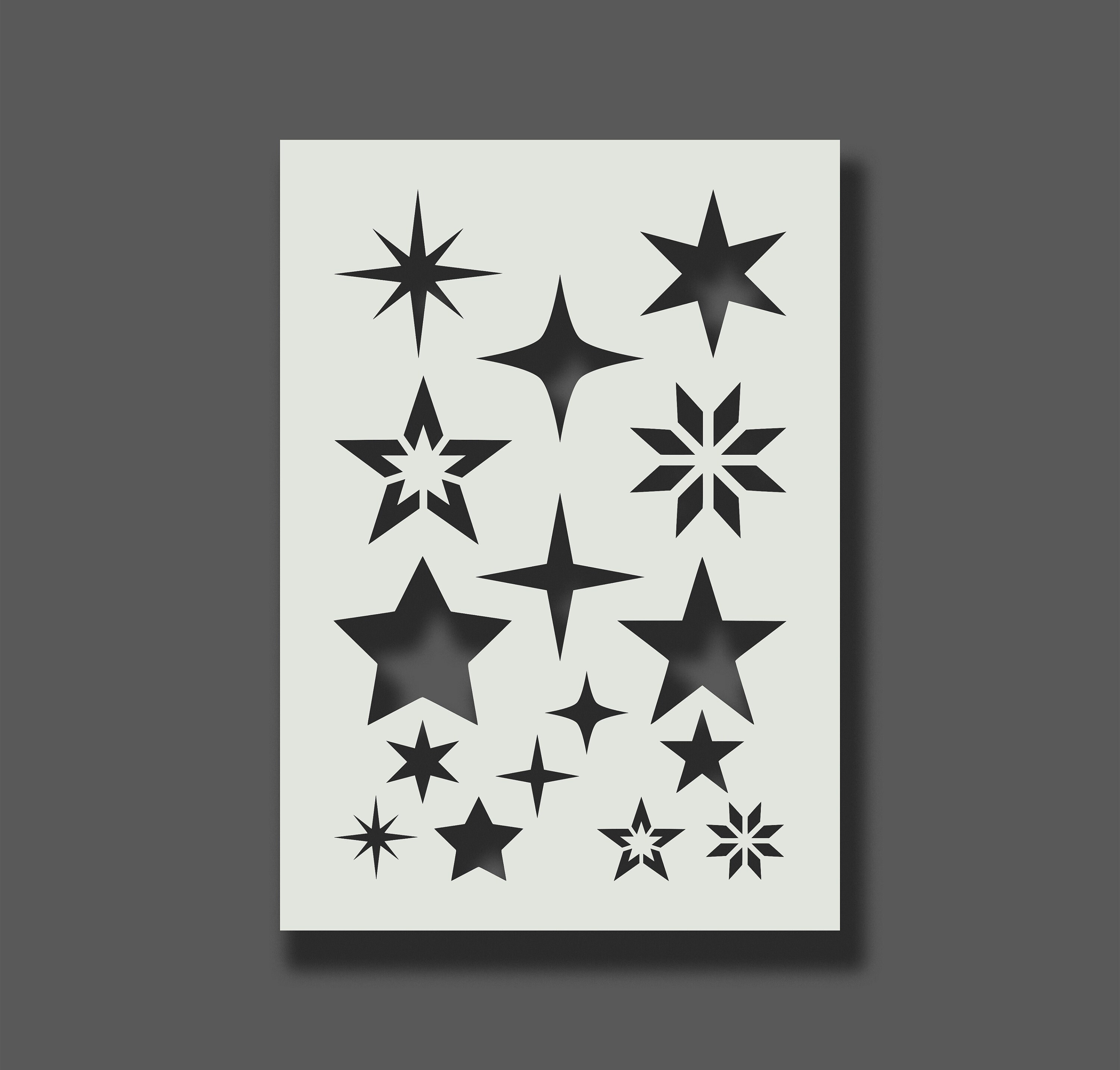 Artwork: Stars Stencil