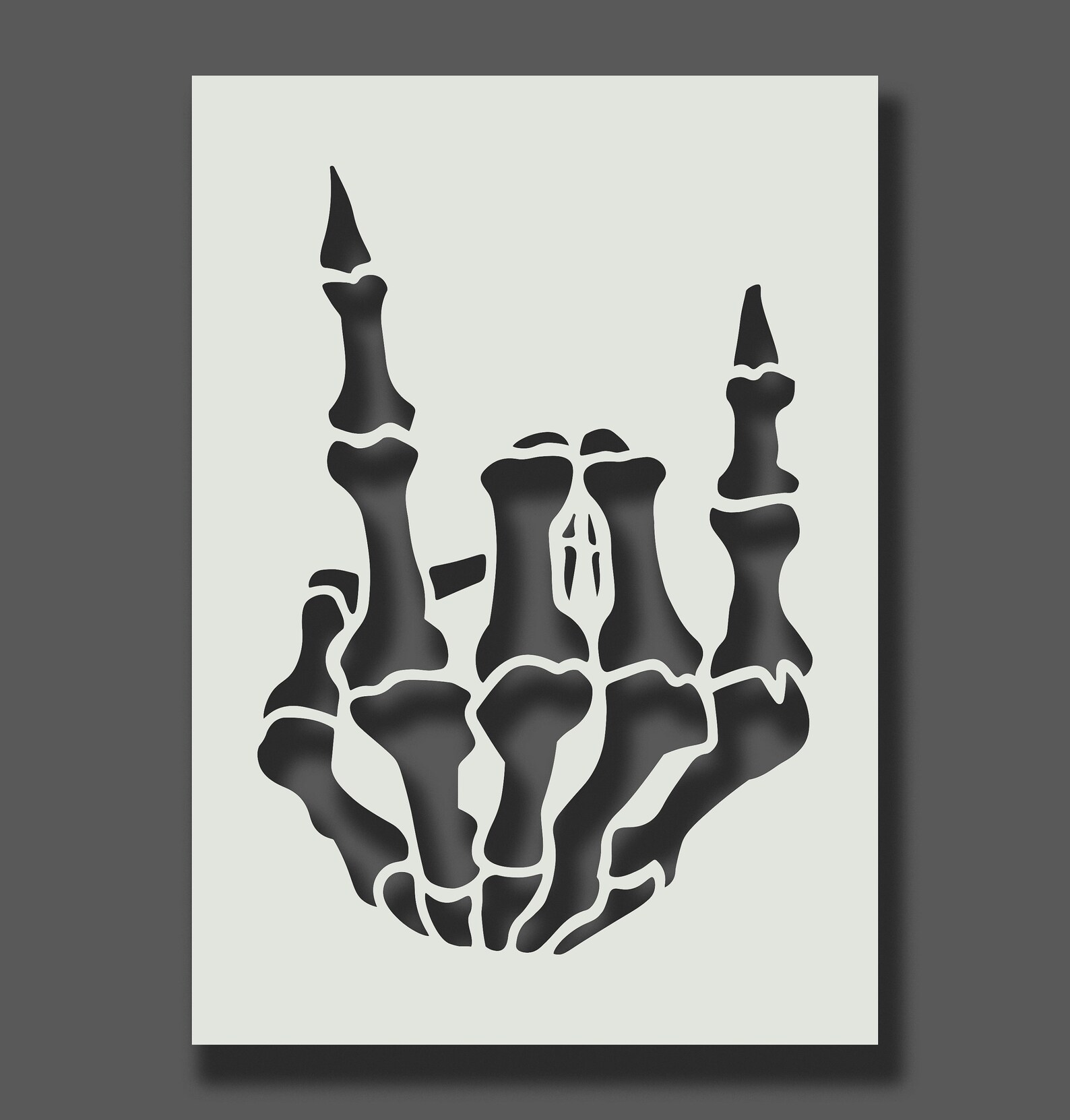 Skeleton Hands Stencils Reusable Stencils for Wall Art Home Etsy