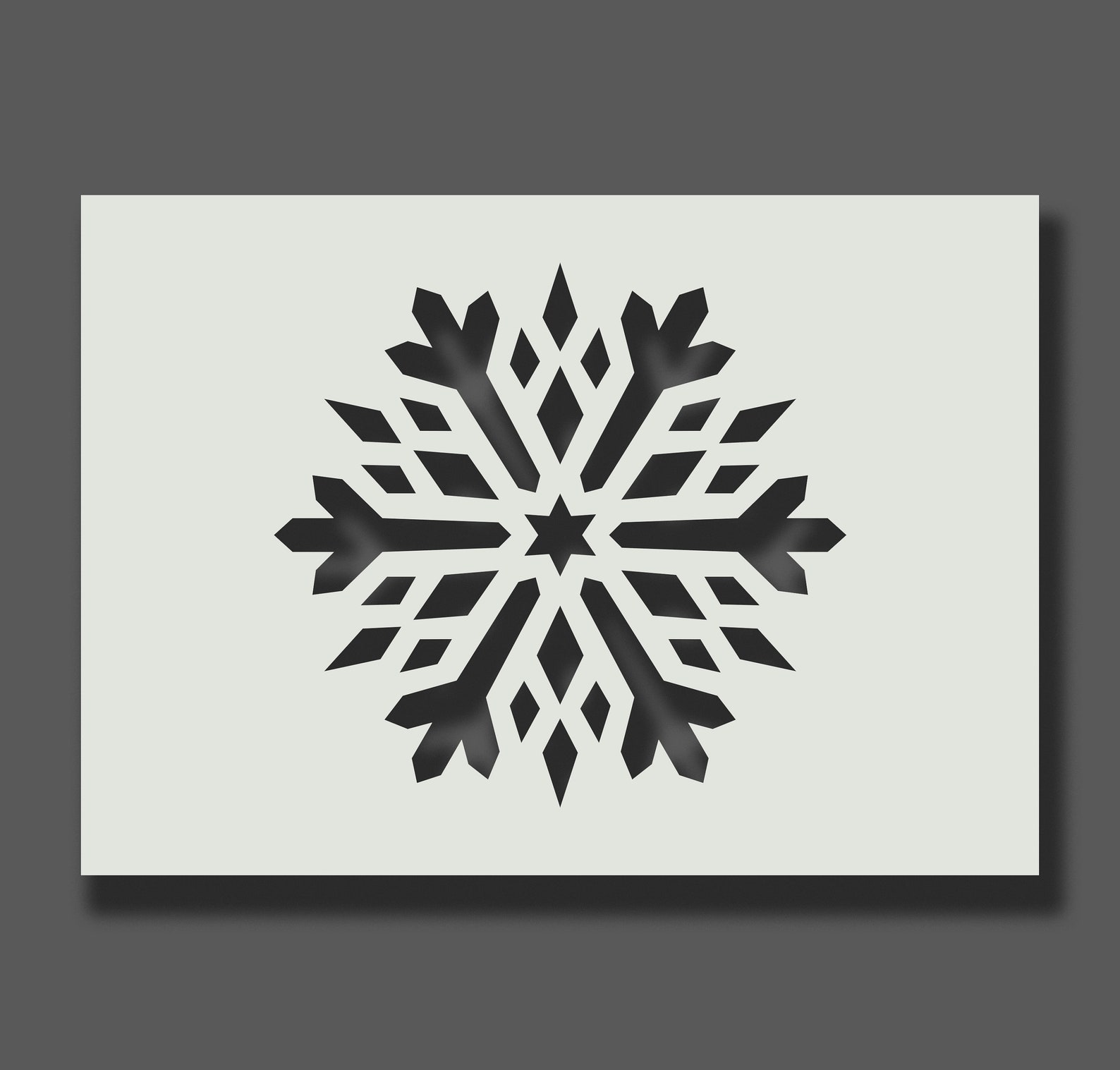 Snowflake Stencils Reusable Stencils for Wall Art Home Etsy