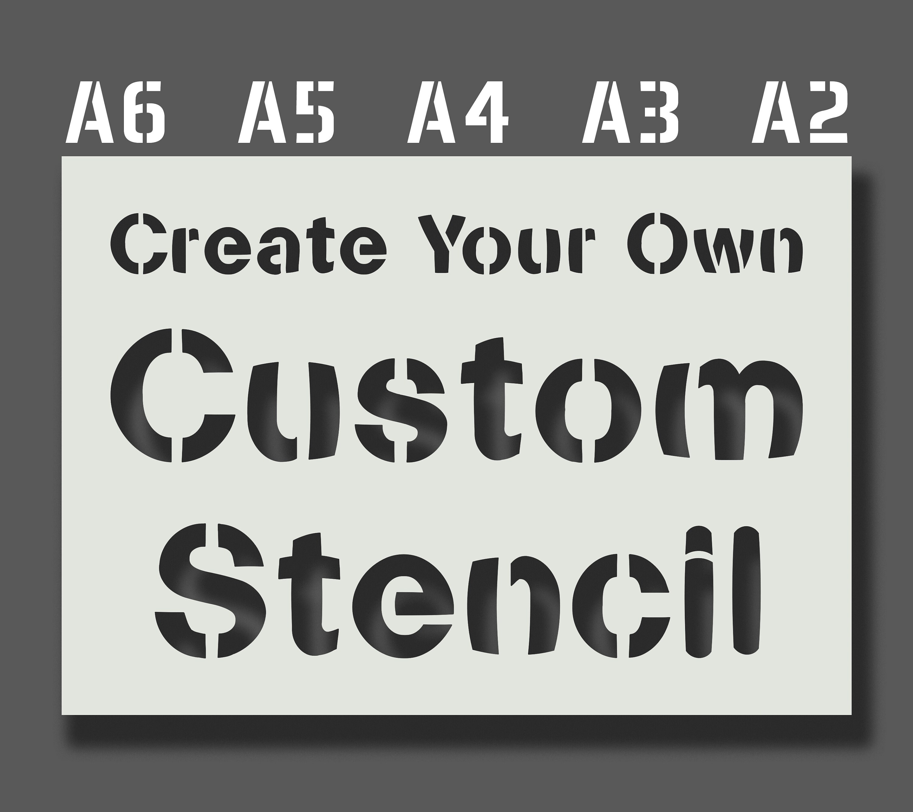 Custom Stencil Design Your Own Stencil Personalised Etsy UK