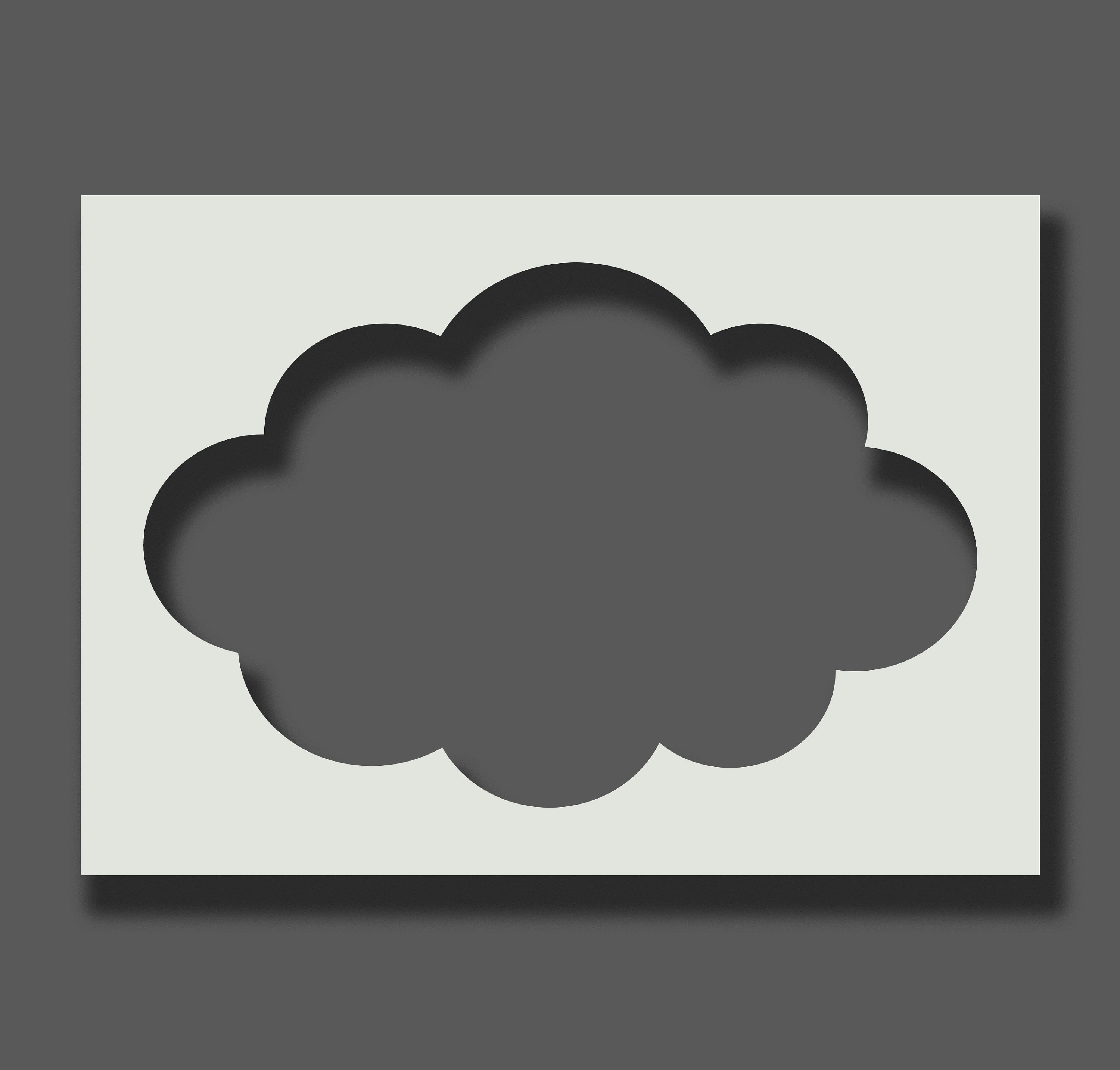 Cloud Stencils Part 1 Reusable Stencils for Wall Art Home Etsy Canada