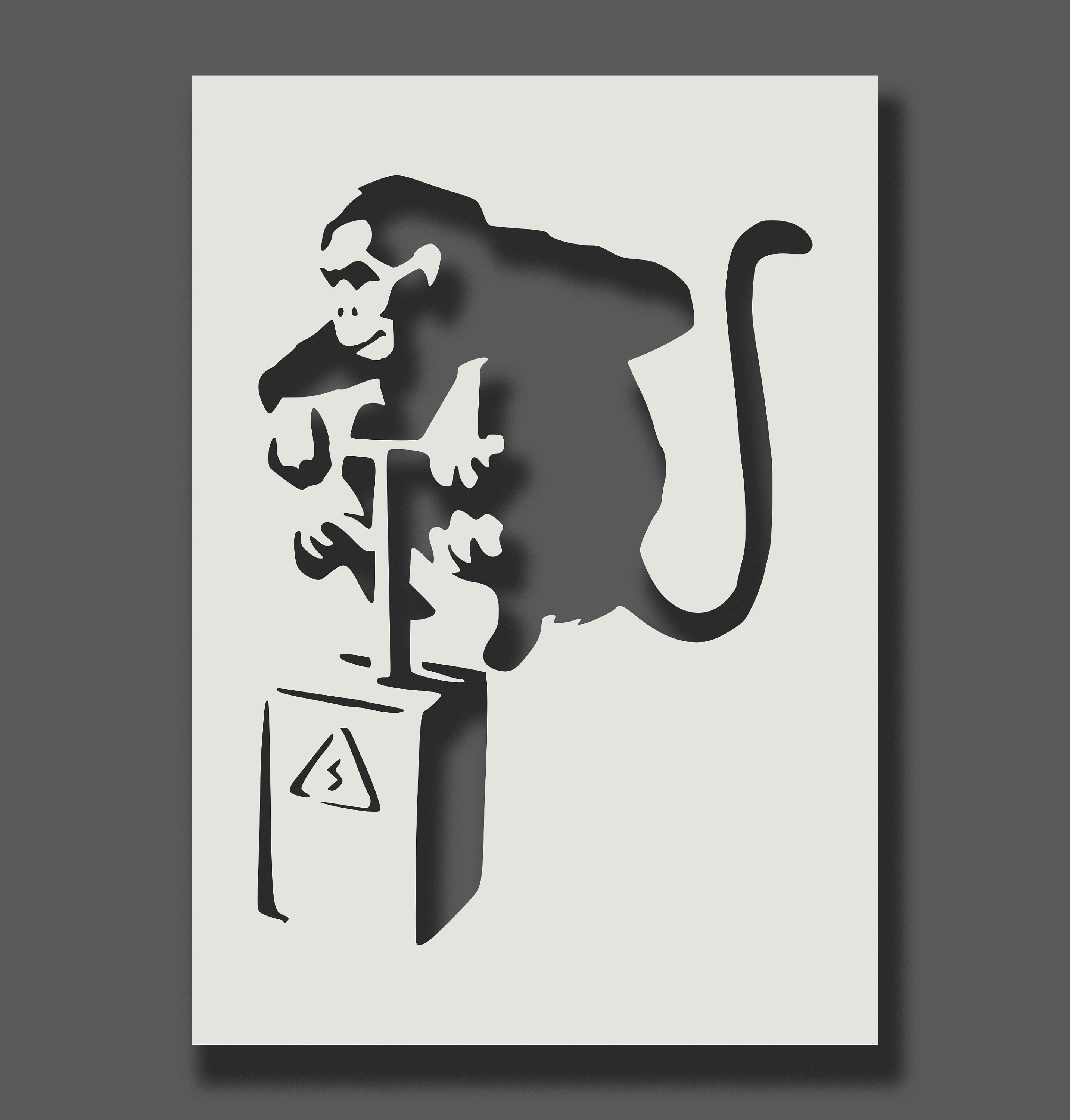 Banksy Stencils Part 2 Reusable Stencils for Wall Art Etsy UK
