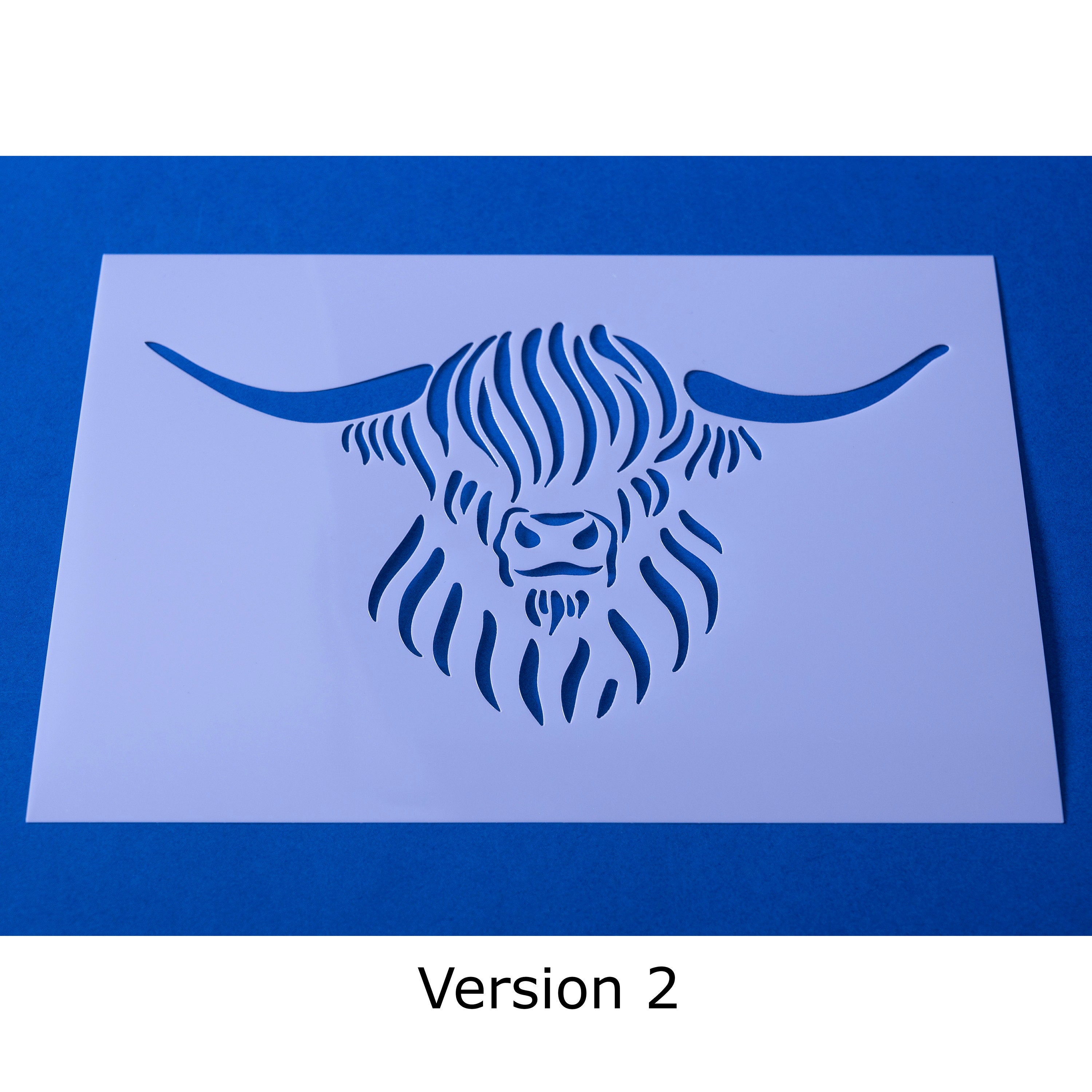 HIGHLAND COW STENCILS Reusable Stencils for Wall Art Home | Etsy