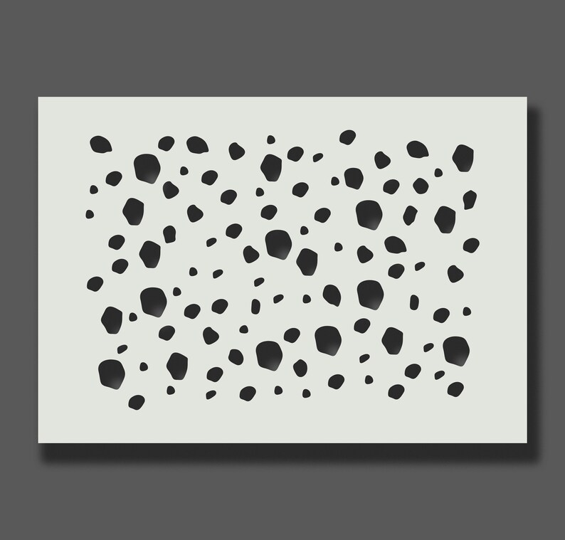 Dalmatian Spots Stencil Reusable Stencil for Wall Art Home - Etsy