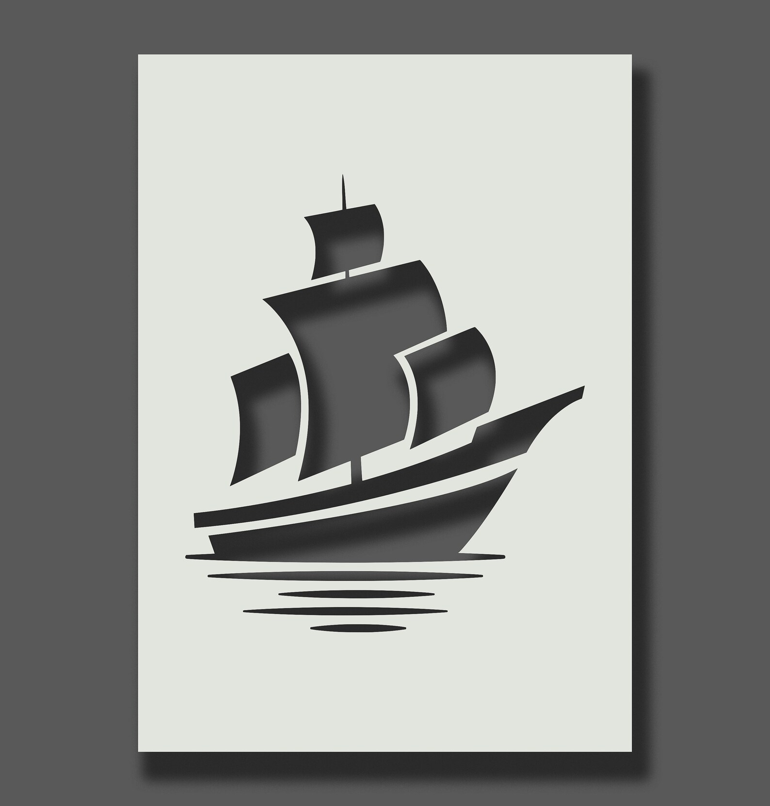 Sail Boat Stencils Reusable Stencils for Wall Art Home Etsy UK