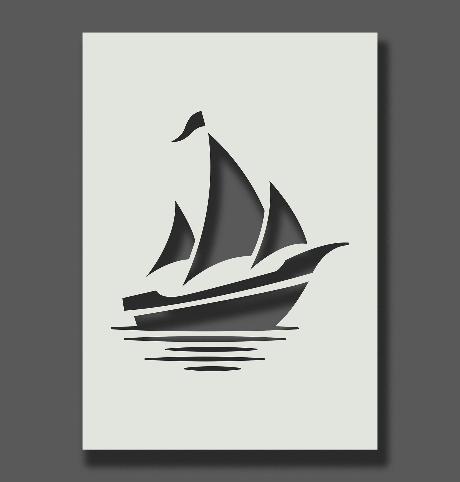 Sail Boat Stencils Reusable Stencils for Wall Art Home Etsy
