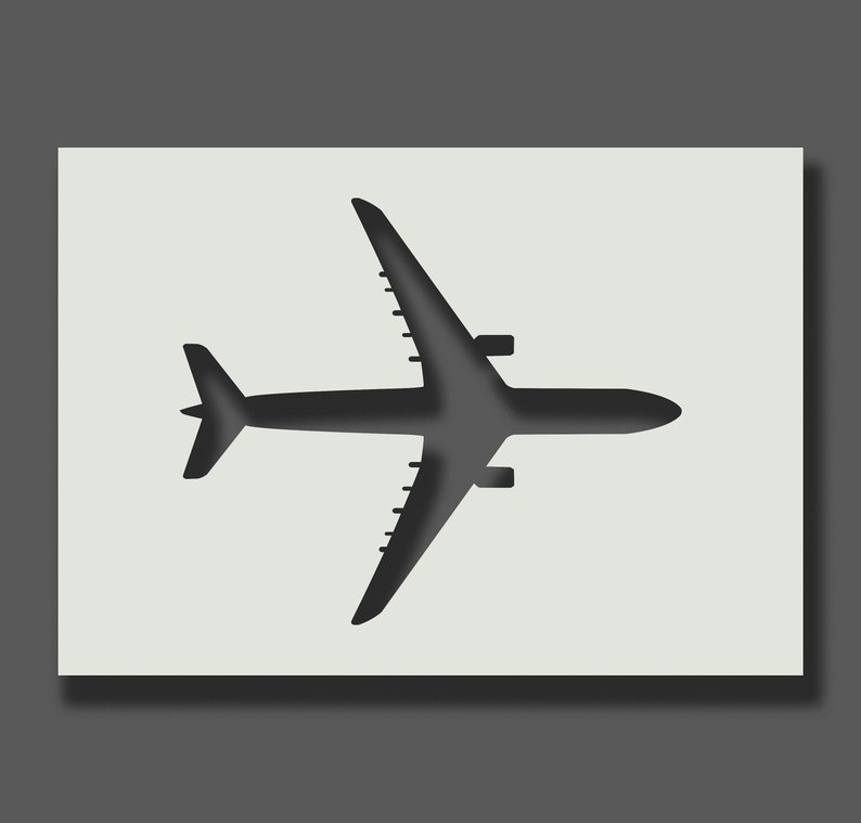 Airplane Stencils Part 1 Reusable Stencils for Wall Art - Etsy
