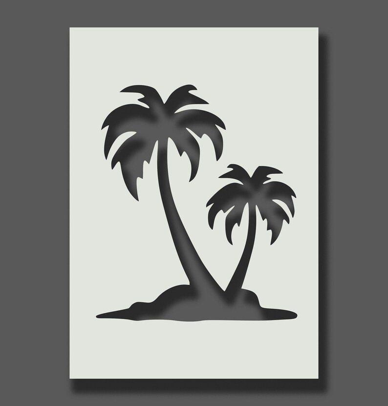 Palm Trees Stencils Reusable Stencils for Wall Art Home Etsy
