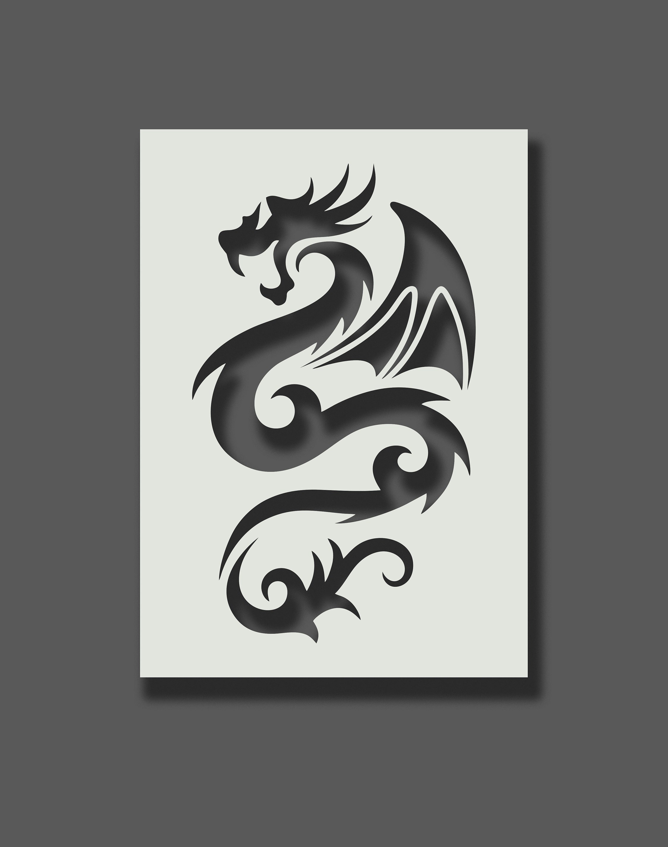 Dragon stencil discount