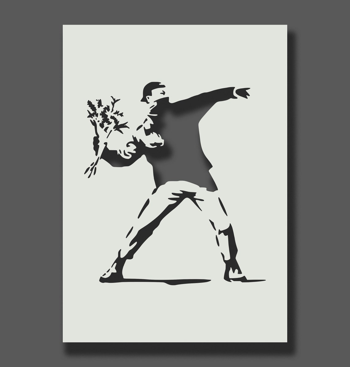 Banksy Stencils Deel 1 Herbruikbare Stencils voor kunst Etsy Nederland