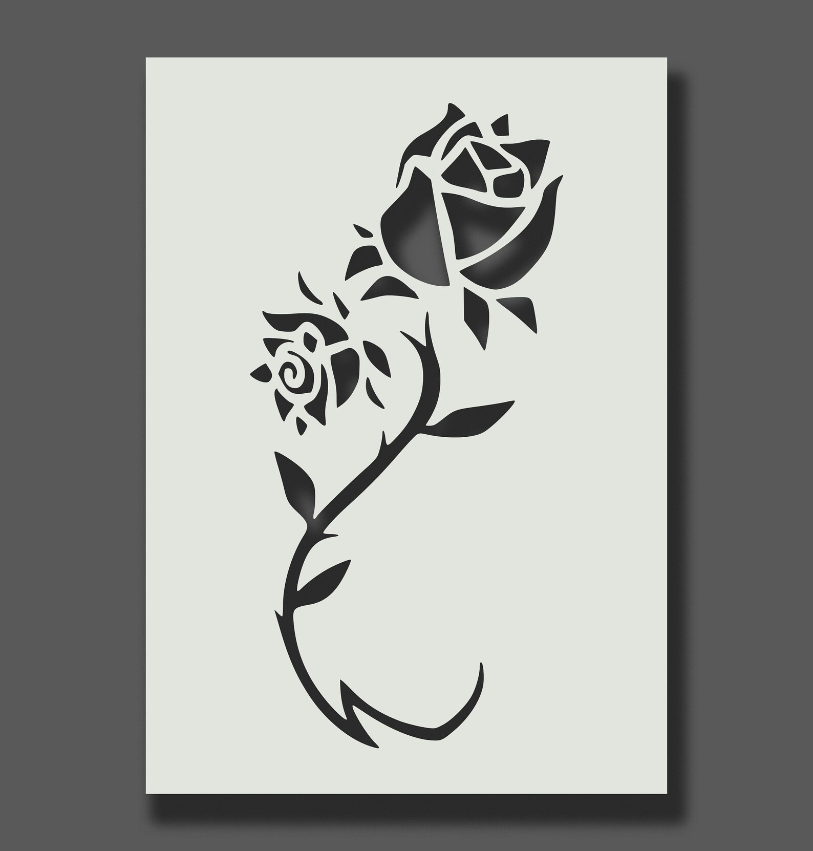 Rose Stencils Reusable Stencils for Wall Art Home Décor Etsy UK