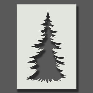 Pine Tree Stencils Part 1 Reusable Stencils for Wall Art, Home Décor ...