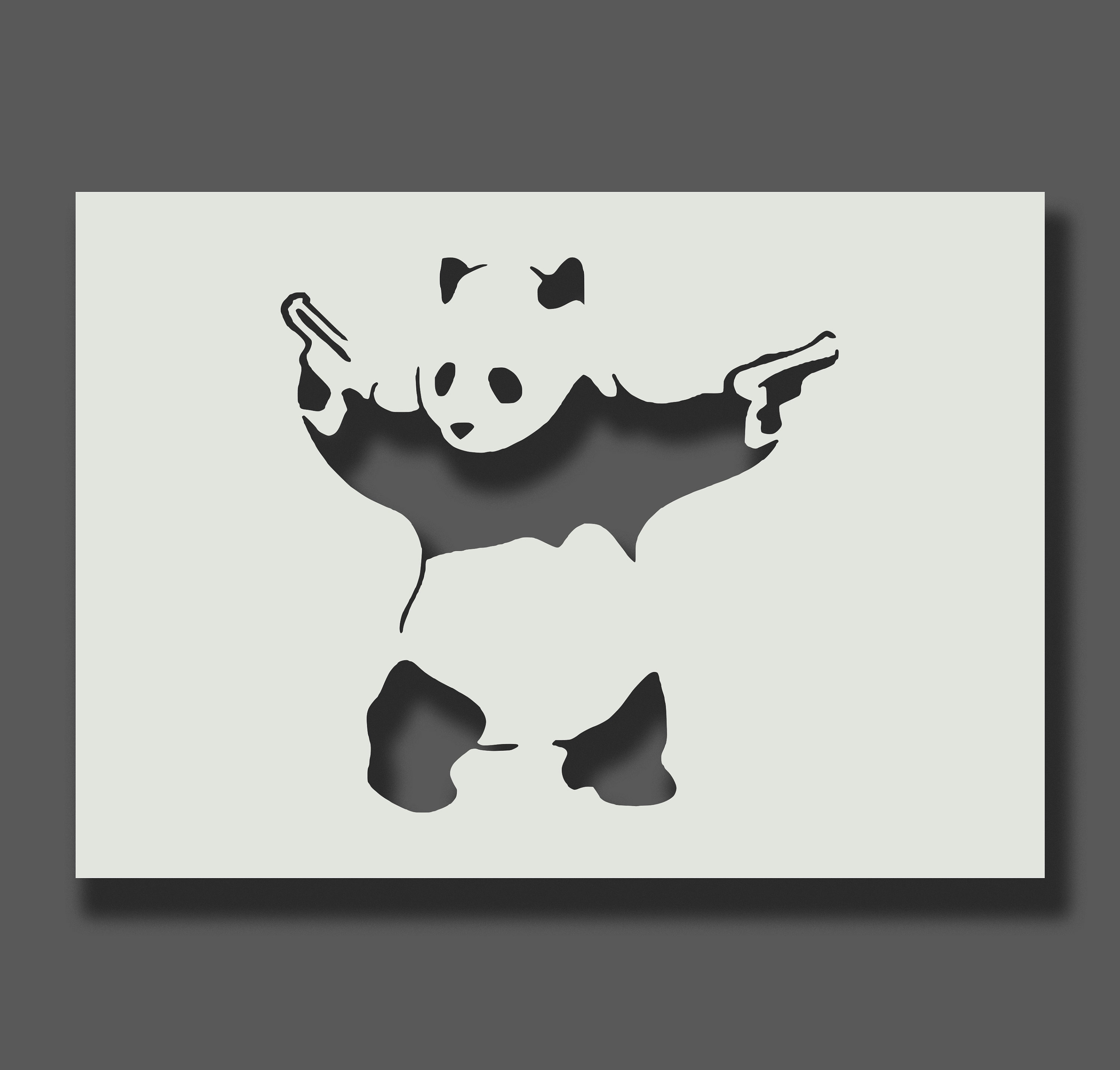 Banksy Stencils Part 1 Reusable Stencils for Wall Art Etsy Australia