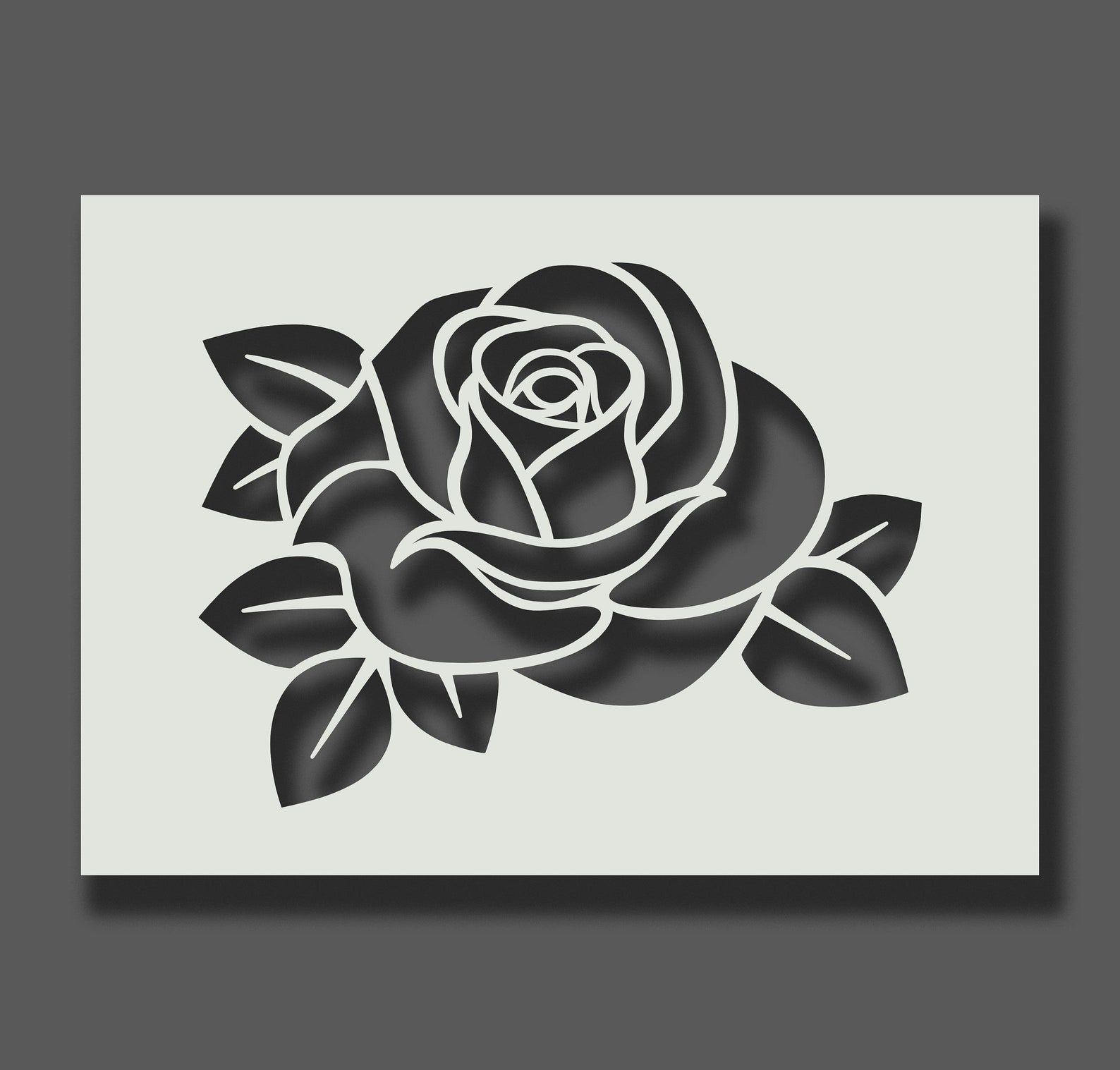 Rose Stencils Reusable Stencils for Wall Art Home Décor Etsy UK