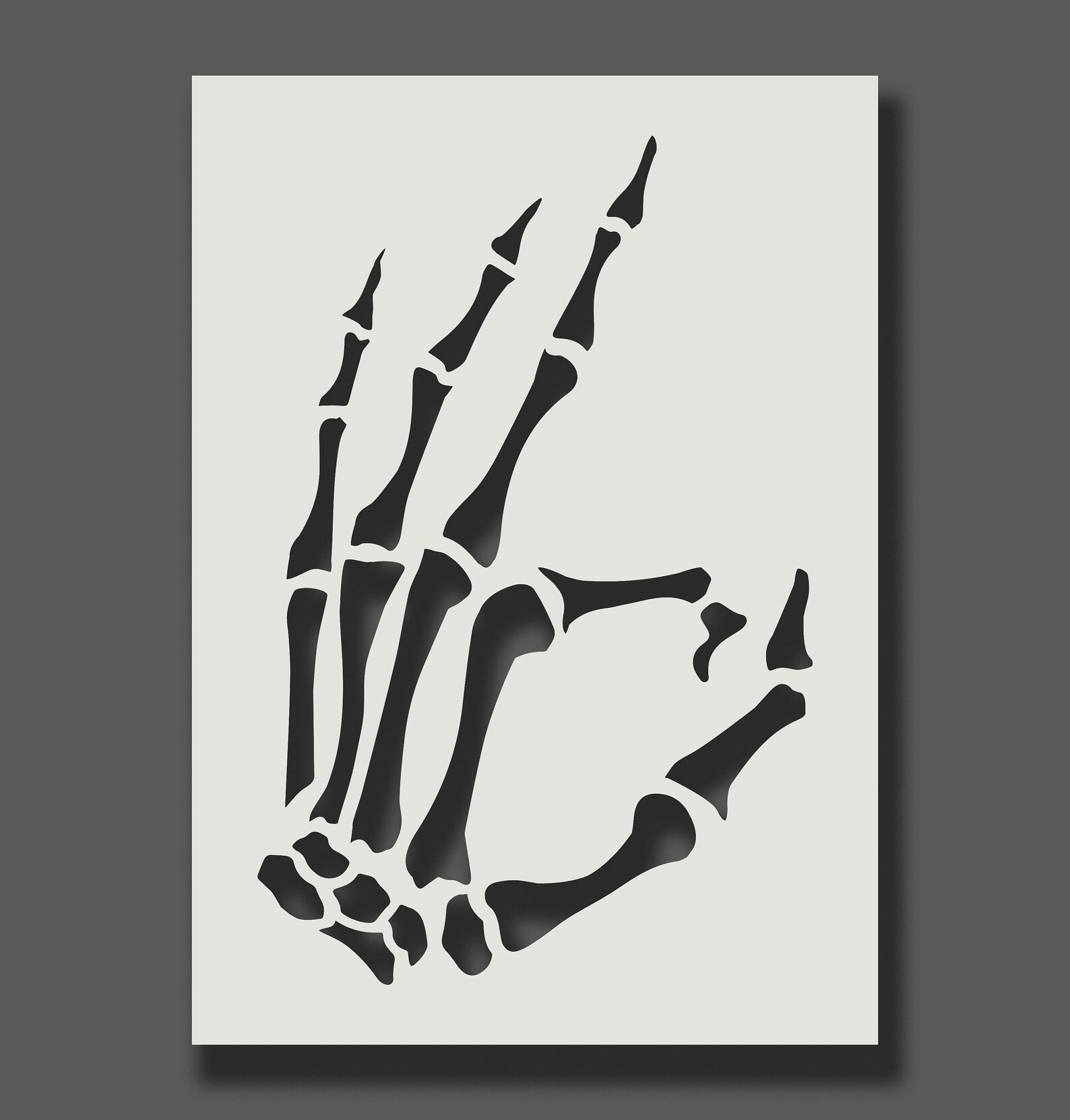 Skeleton Hands Stencils Reusable Stencils for Wall Art Home Etsy