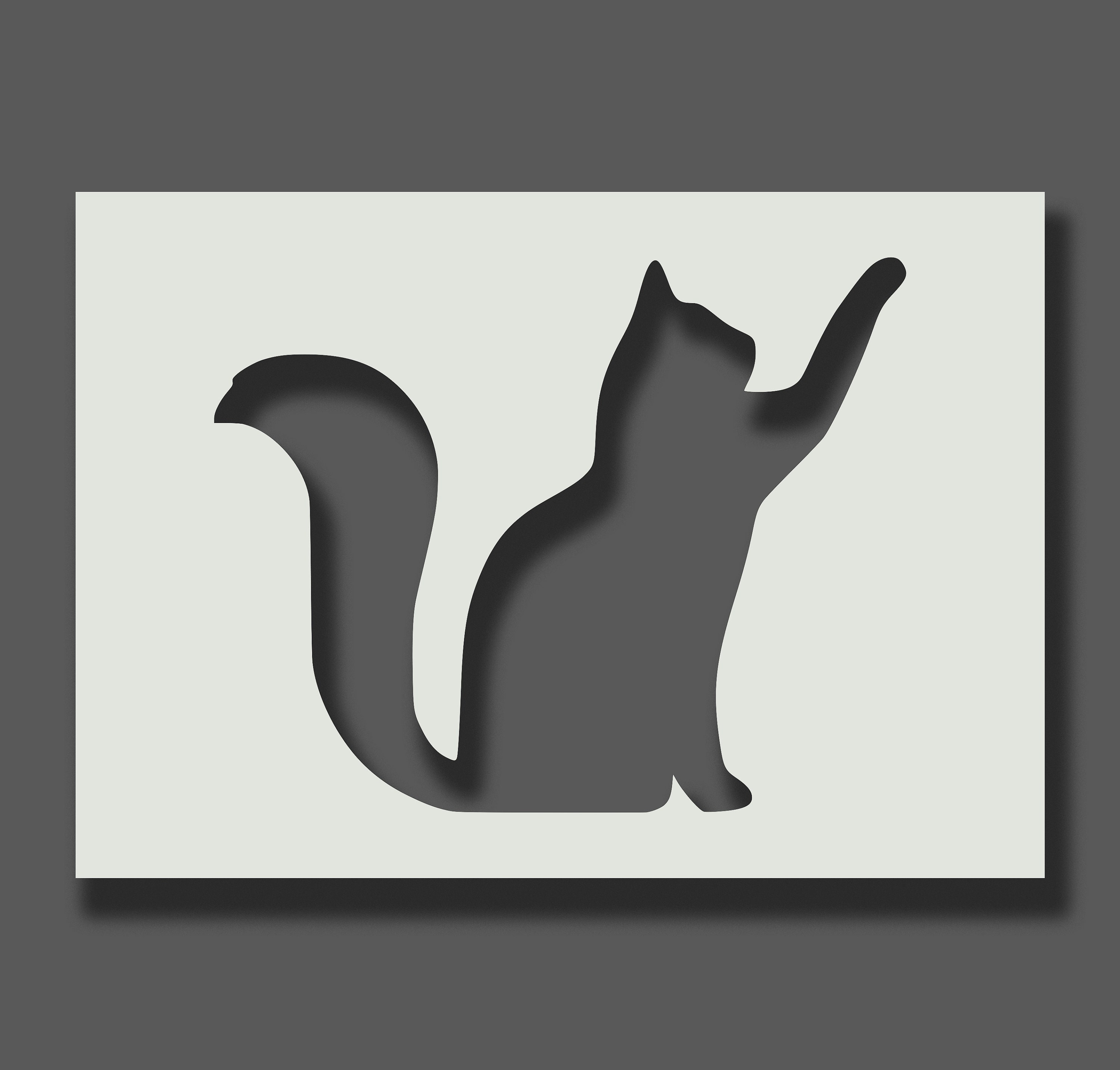 Katzen Schablonen Wiederverwendbare Schablonen für - Etsy.de