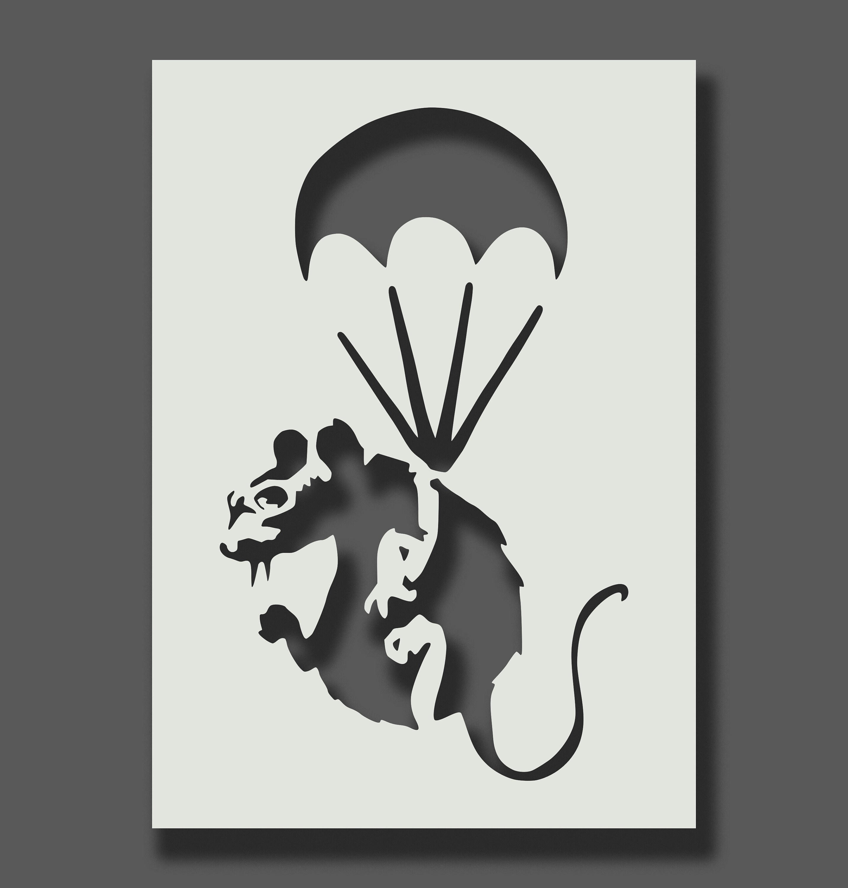 Banksy Rat Stencils Part 2 Reusable Stencils for Wall Art - Etsy Australia