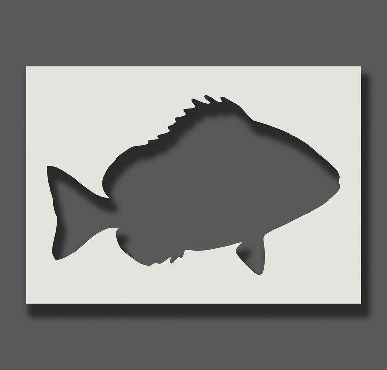 Fish Stencils Reusable Stencils Wall Art Home Décor Painting Etsy
