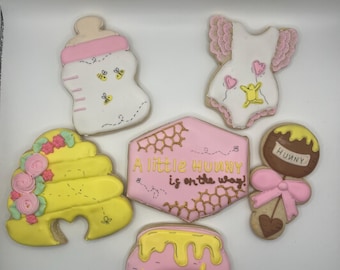 Winnie the Pooh Baby Shower Cookies