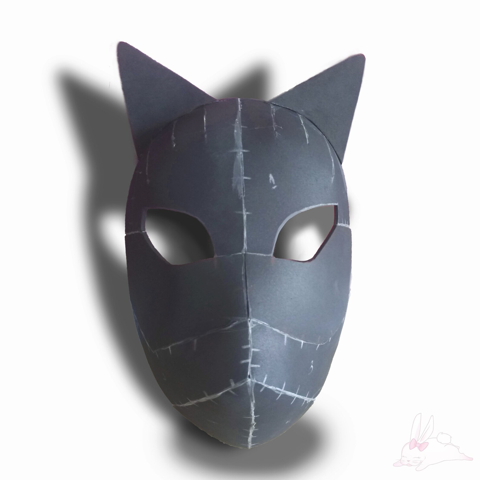 Kitsune Mask Universal Digital Pattern Etsy