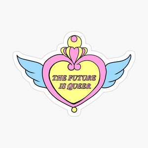 L’avenir est queer Sticker, Sticker, Vinyle, Dye-Cut, Autocollant imperméable, Queer Sticker, Gay, LGBT, Pride