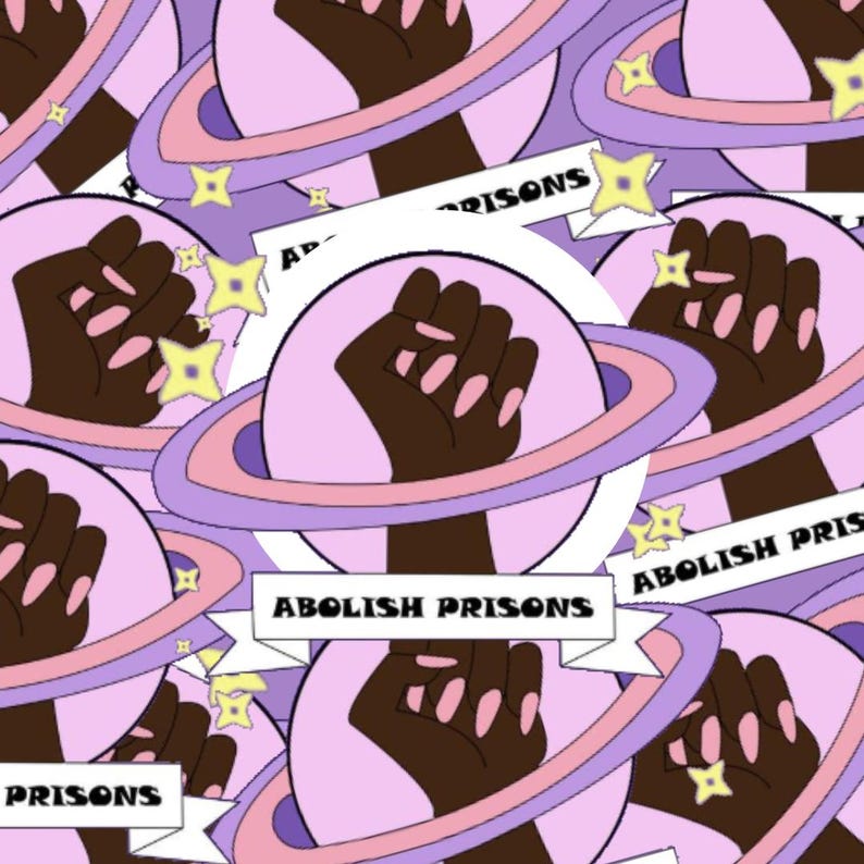 Abolish Prisons Sticker: Handmade Waterproof Anti-police Decal - Etsy