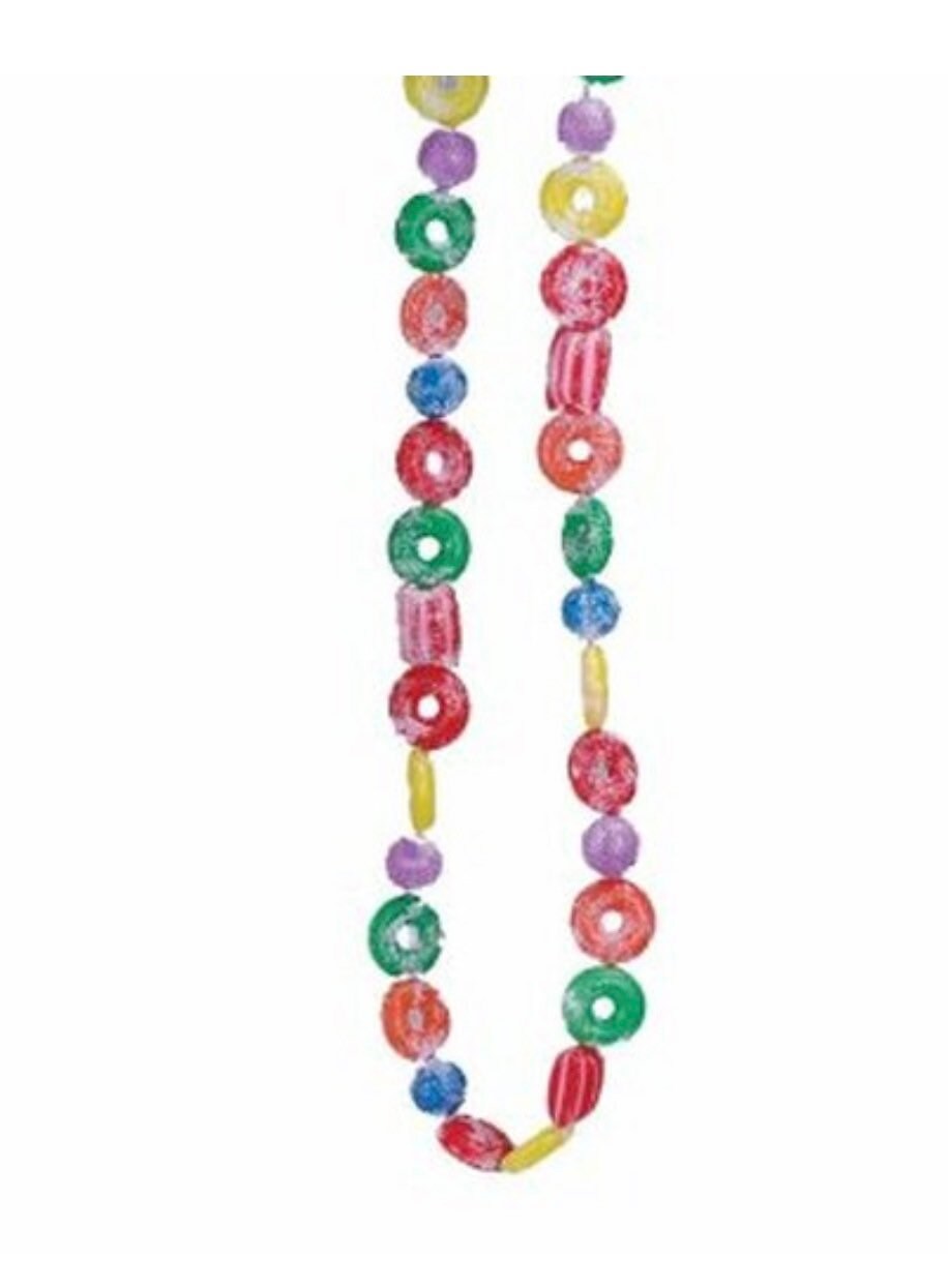 Retro Style Blowmold Glittered 6 Foot Candy Garland