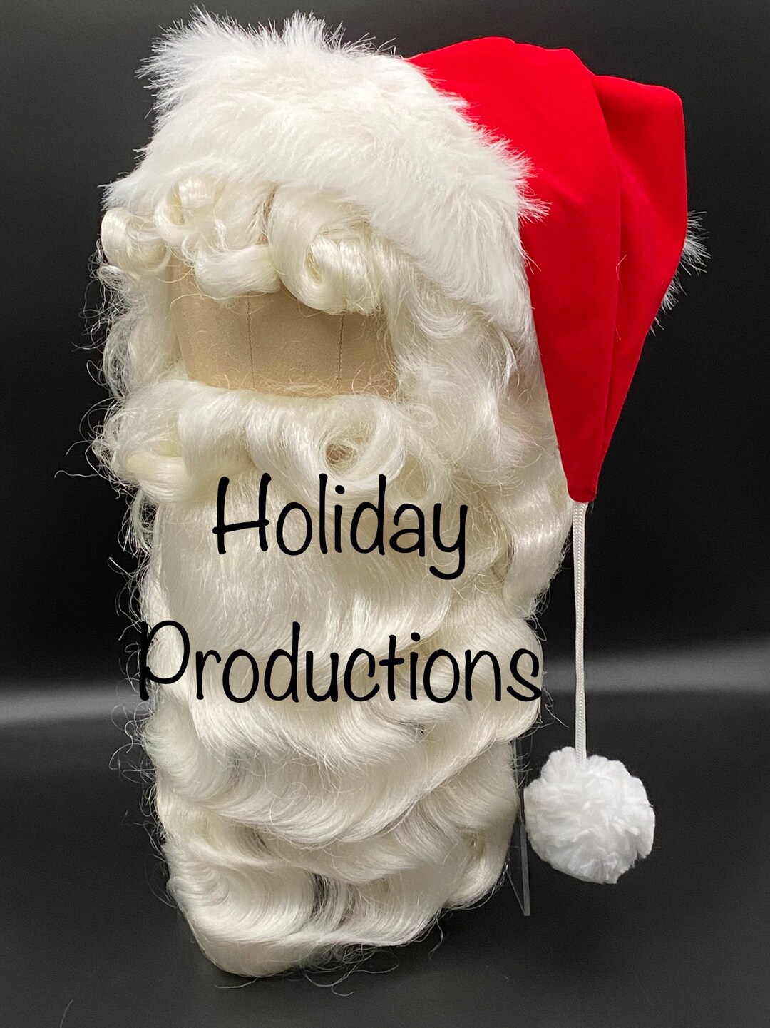 Deluxe Professional Santa Claus Costume Wig & Beard Set Pictures