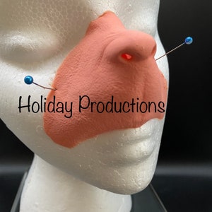 Final Quantity Christmas Grouch Elf Who Nose Cindy Latex Appliance Christmas Costume Special FX Elf Nose Pictures W/Santa