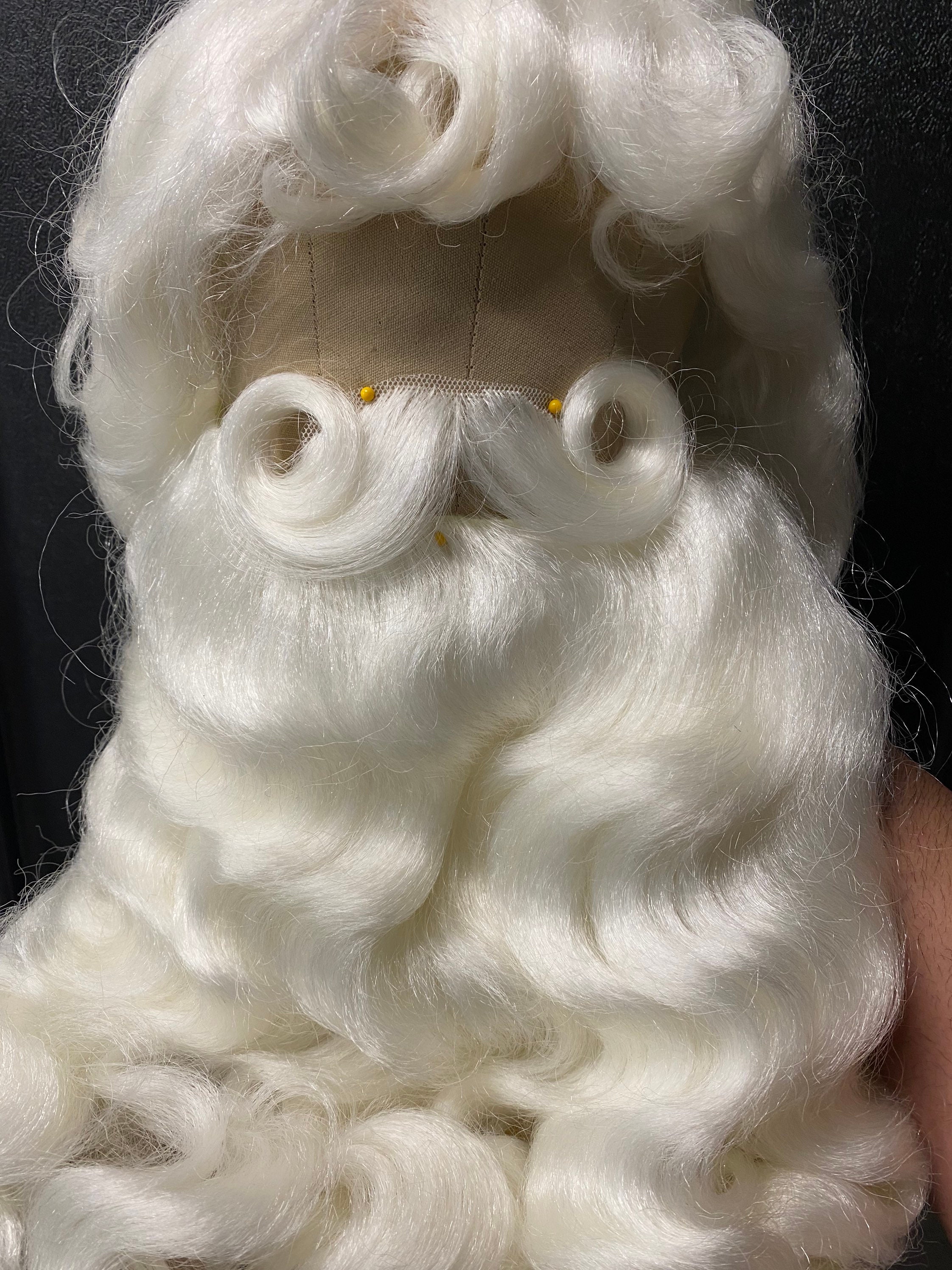 Santa Claus Beard Super Deluxe Adults Father Christmas Fancy Dress Accessory