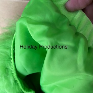 Deluxe XXXL Green Christmas Grouch Complete Mascot Costume Christmas