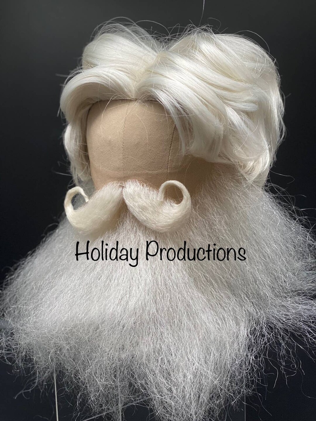 Deluxe Professional Santa Claus Character Costume Wig New - Etsy