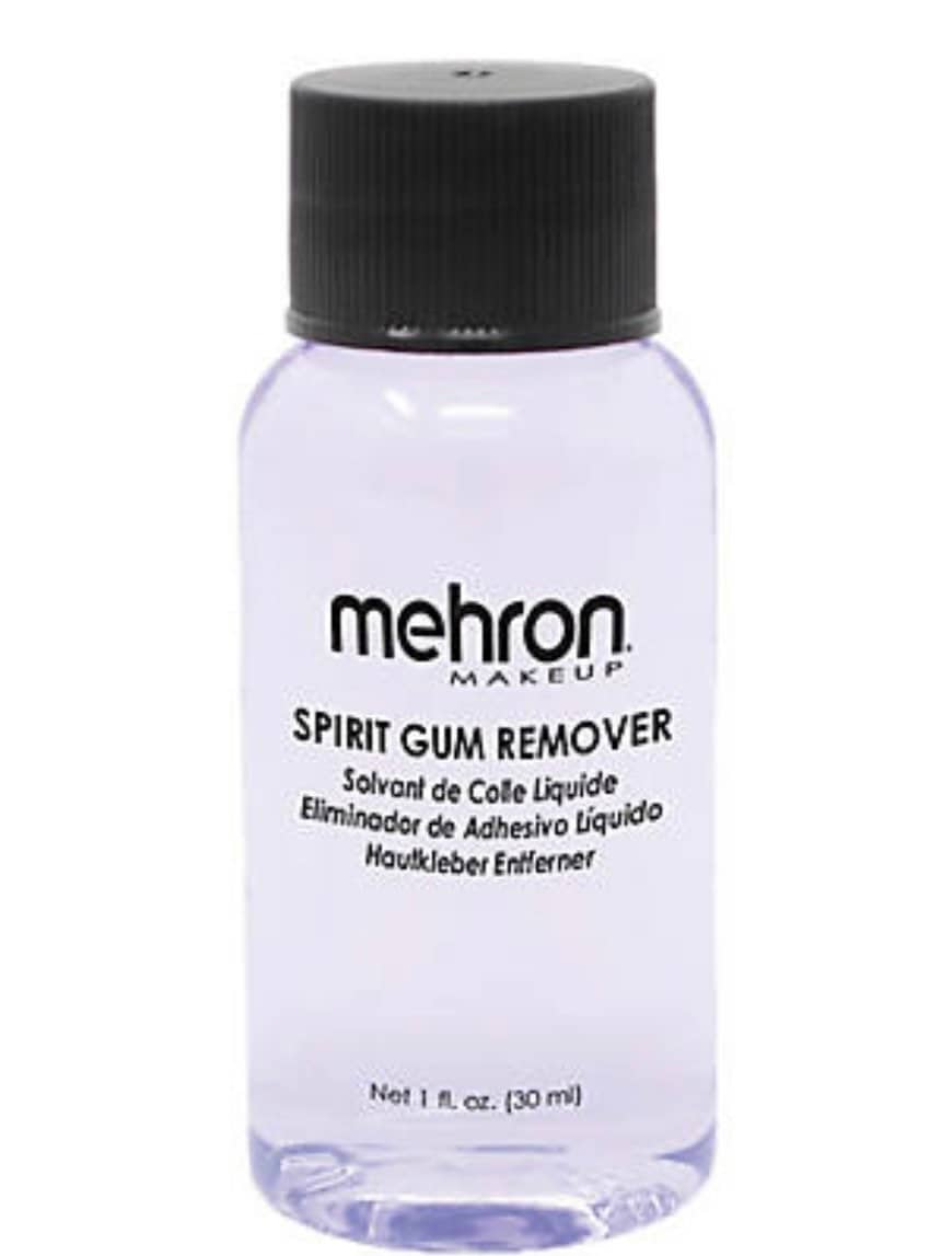 Spirit Gum Adhesive and Remover - Combo Pack of 0.5 Fl. Oz. Prosthetic Skin  Adhesive & 0.5 Fl. Oz Spirit Gum Remover