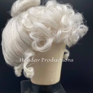 Deluxe Professional Mrs Santa Claus Wig Costume Cosplay New