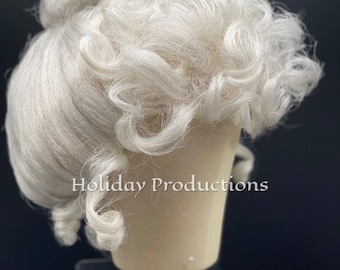 Deluxe Professional Mrs Santa Claus Wig Costume Cosplay New