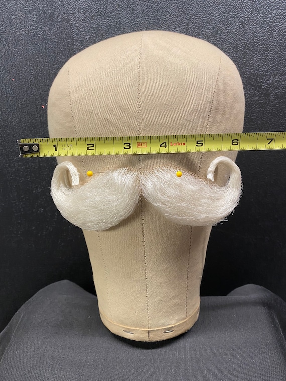 Human top hair mustache