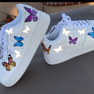 nike air force 1 butterfly design